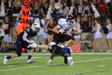 Varsity football clinches season debut