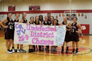 JV girls finish second consecutive perfect season