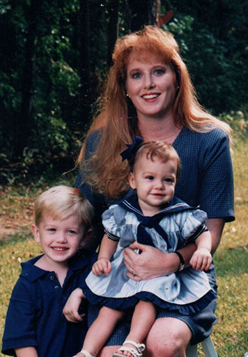 Senior Jamie Lynne Tatum with her older brother, Kyle Tatum and mother, Andrea Lynne Tatum.