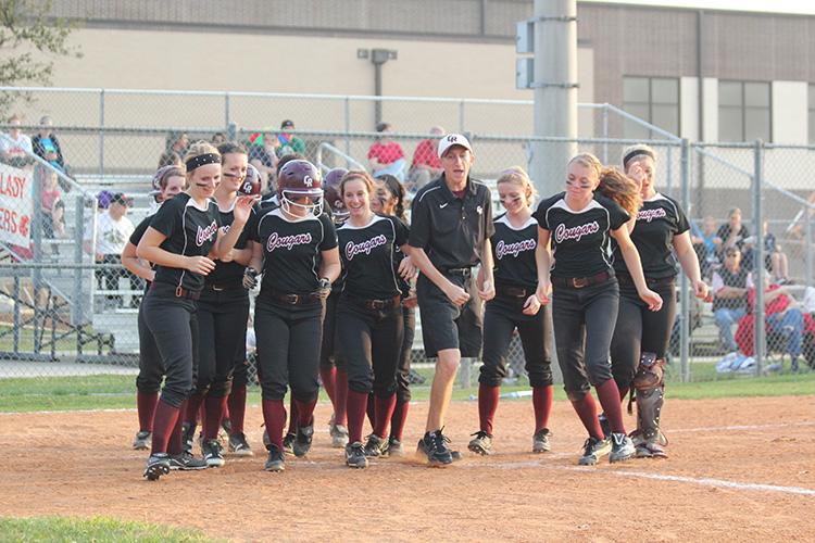 Softball moves on to semi-finals after comeback