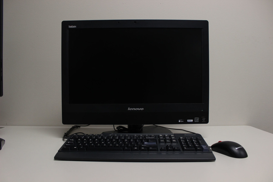 The  new ThinkCentre M93z All-in-One-Desktop computer.