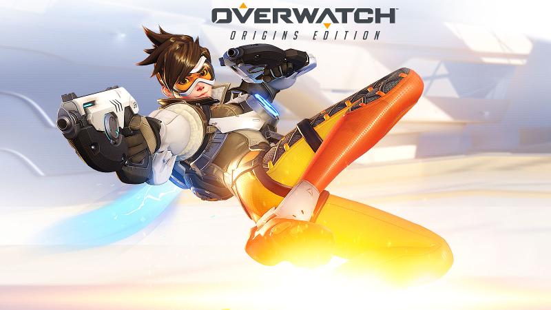 Lena Oxton, aka Tracer, one of the many heroes to choose from in Overwatch.