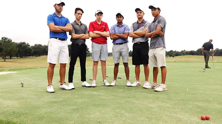 Seniors Cade Kiser, Jamie Rogers, Lorenzo Siboro, Jared Bray and Sean Ngo returned to the Dick Harmon Invitational to defend their champion status and improve upon last year's scores.
