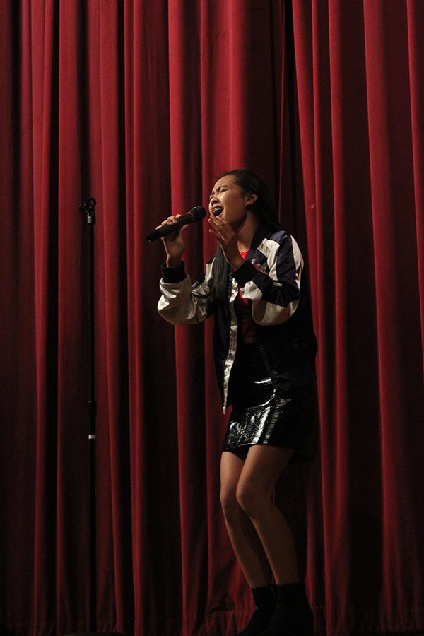 Sincere Huang delivers a passionate performance of Adele's "All I Ask." Coffee House provides a more intimate and relaxed atmosphere than a typical concert.