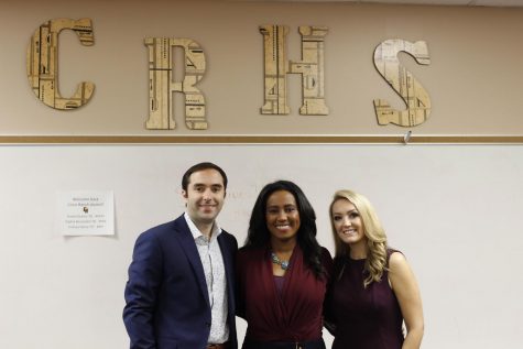 Alumni from local news stations visit media classes