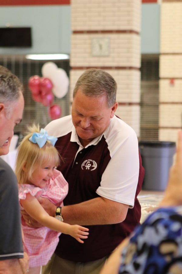 Coach Don Clayton celebrated many Cougar Star halftime performances with his daughters and now will be able to enjoy time with his grandchildren in retirement.