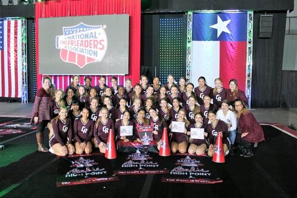 Varsity Cheer Clean Sweeps at Lone Star Classic