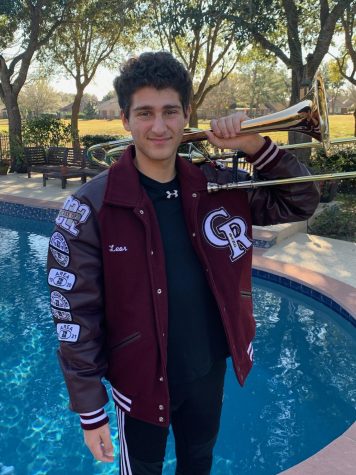 Junior Leor Arbel poses for a picture outside his home on February 2, 2020.