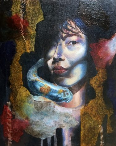 Zhangs painting, Out of the Shadows, won her state recognition at the VASE art contest.